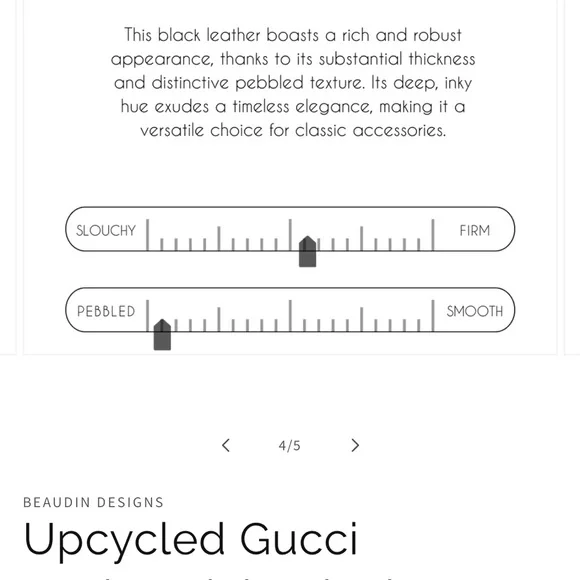 Gucci Black Leather Backpack with Monogram Stripe - Picture 7 of 9